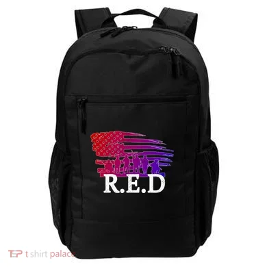 Red Friday Troopers Flag Backpack