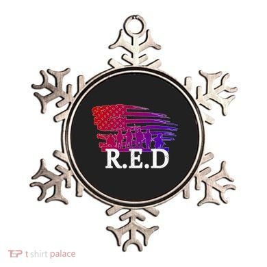 Red Friday Troopers Flag Ornament