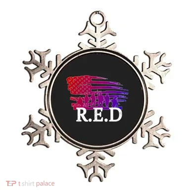 Red Friday Troopers Flag Ornament