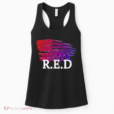Red Friday Troopers Flag Women's Tank Top