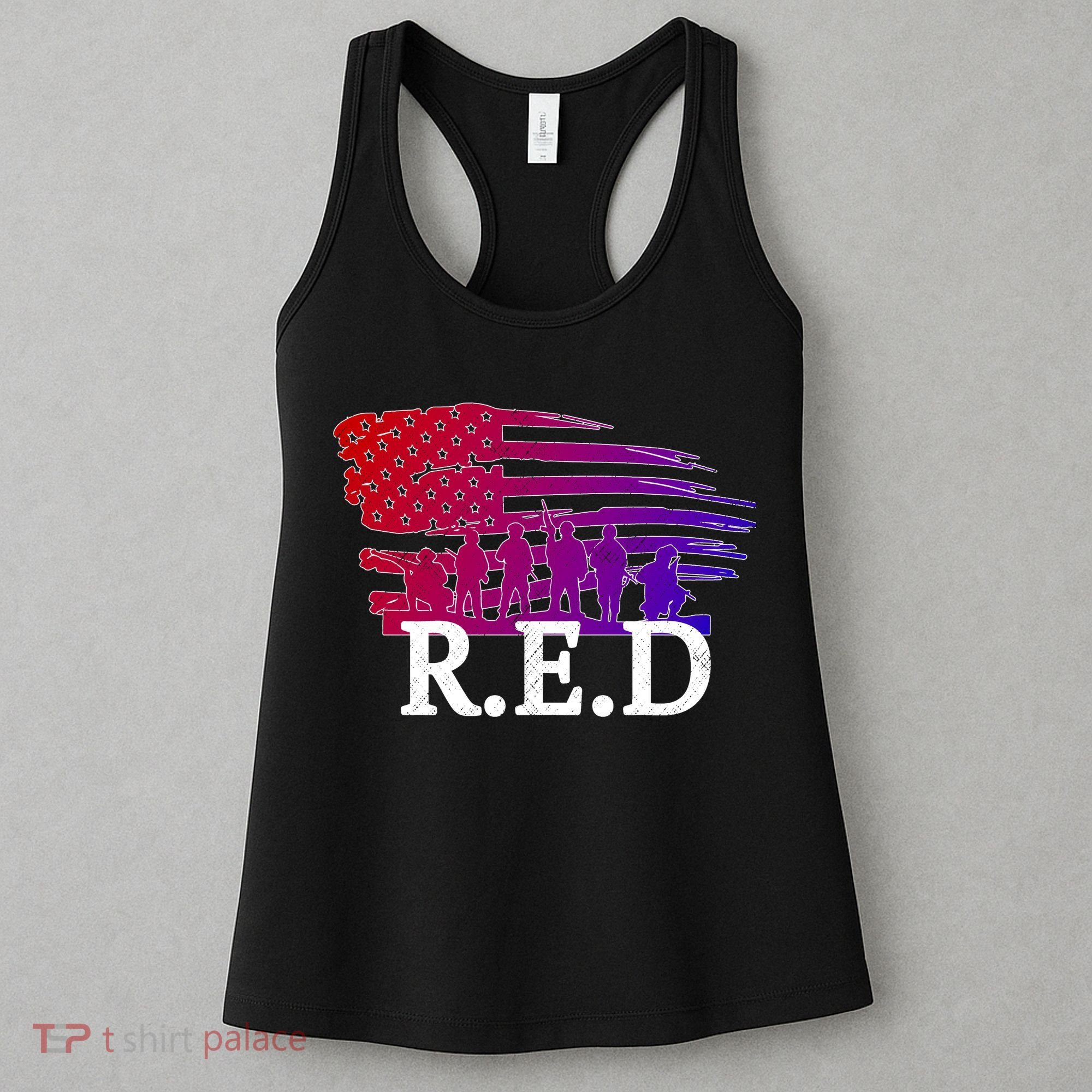 Red Friday Troopers Flag Women's Tank Top