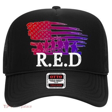 Red Friday Troopers Flag Hat