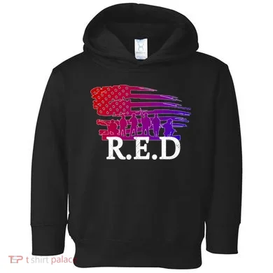 Red Friday Troopers Flag Toddler Hoodie