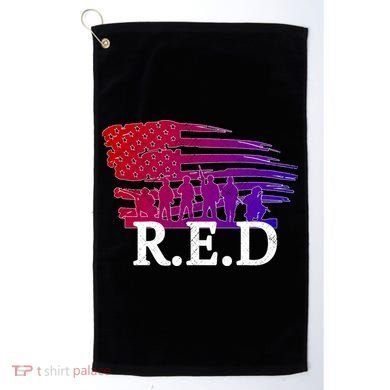 Red Friday Troopers Flag Golf Towel