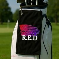 Red Friday Troopers Flag Golf Towel thumb 2