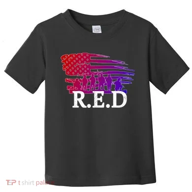 Red Friday Troopers Flag Toddler T-Shirt