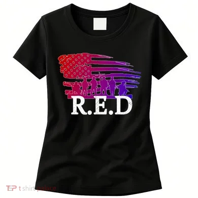 Red Friday Troopers Flag Women's T-Shirt
