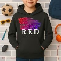Red Friday Troopers Flag Kids Hoodie thumb 2