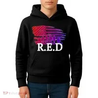 Red Friday Troopers Flag Kids Hoodie thumb 4