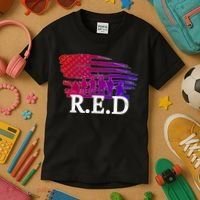 Red Friday Troopers Flag Kids T-Shirt thumb 3