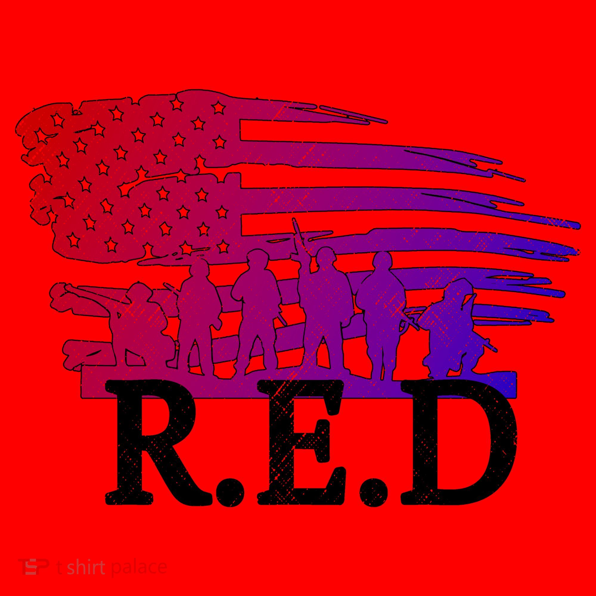 Red Friday Troopers Flag Santa Hat