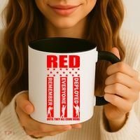 Red Friday Until They All Come Home Coffee Mug thumb 3