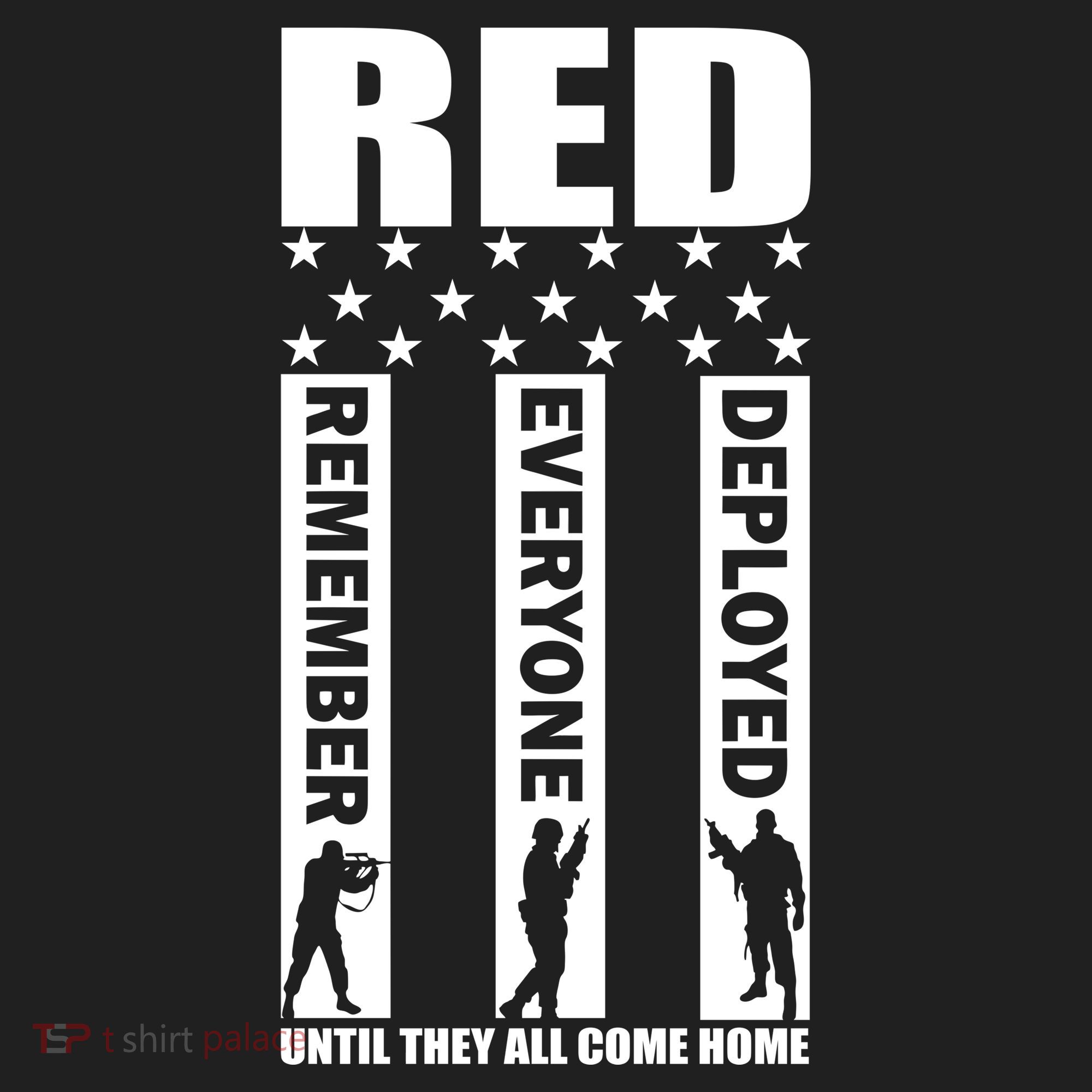 Red Friday Until They All Come Home Golf Towel