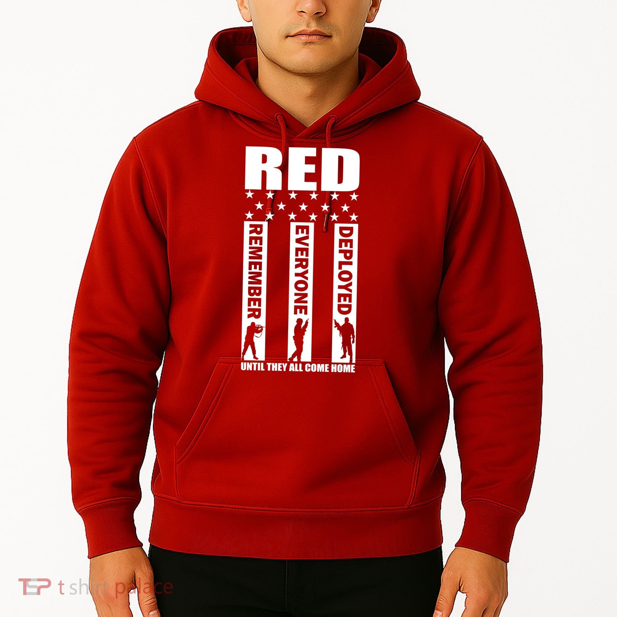 Red Friday Until They All Come Home Hoodie