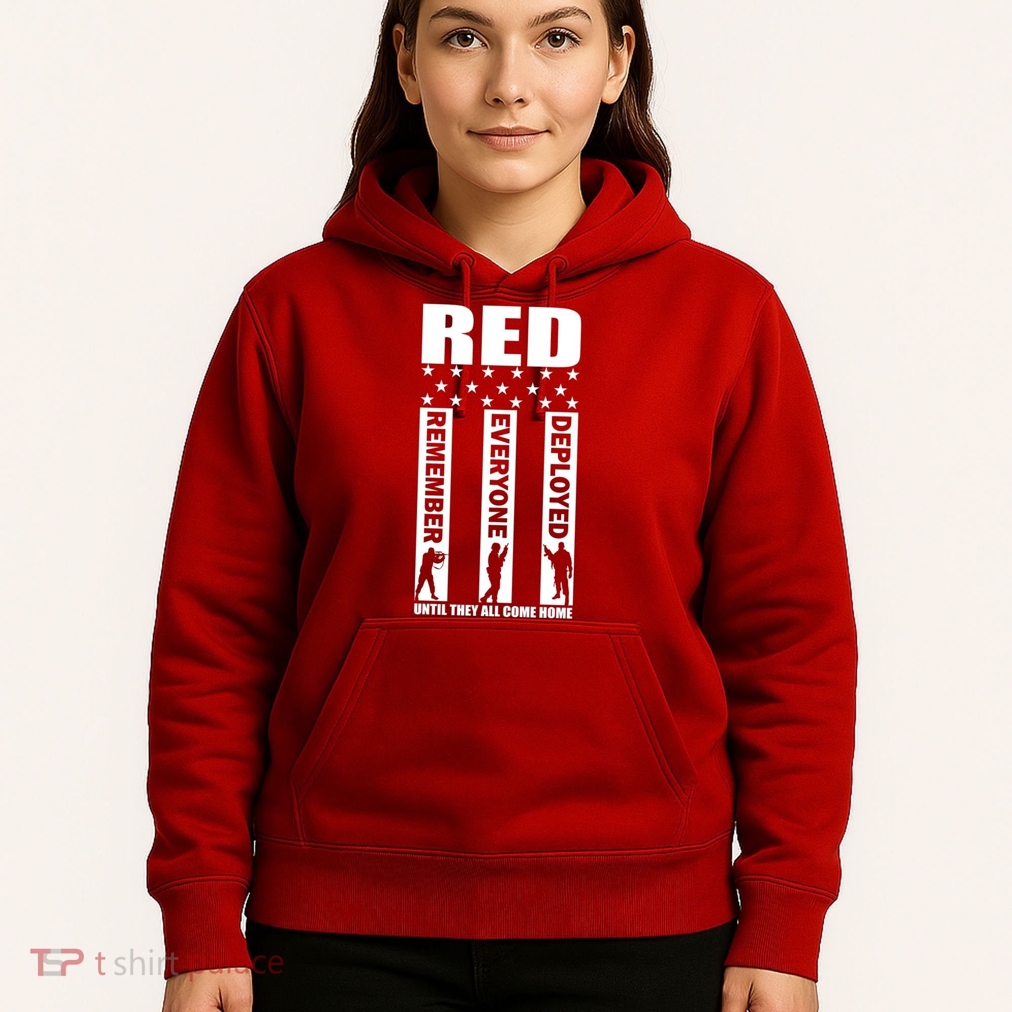 Red Friday Until They All Come Home Hoodie