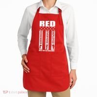 Red Friday Until They All Come Home Apron thumb 2