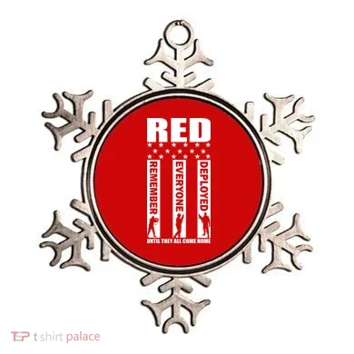 Red Friday Until They All Come Home Ornament
