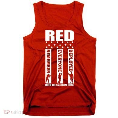 Red Friday Until They All Come Home Tank Top