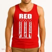 Red Friday Until They All Come Home Tank Top thumb 3