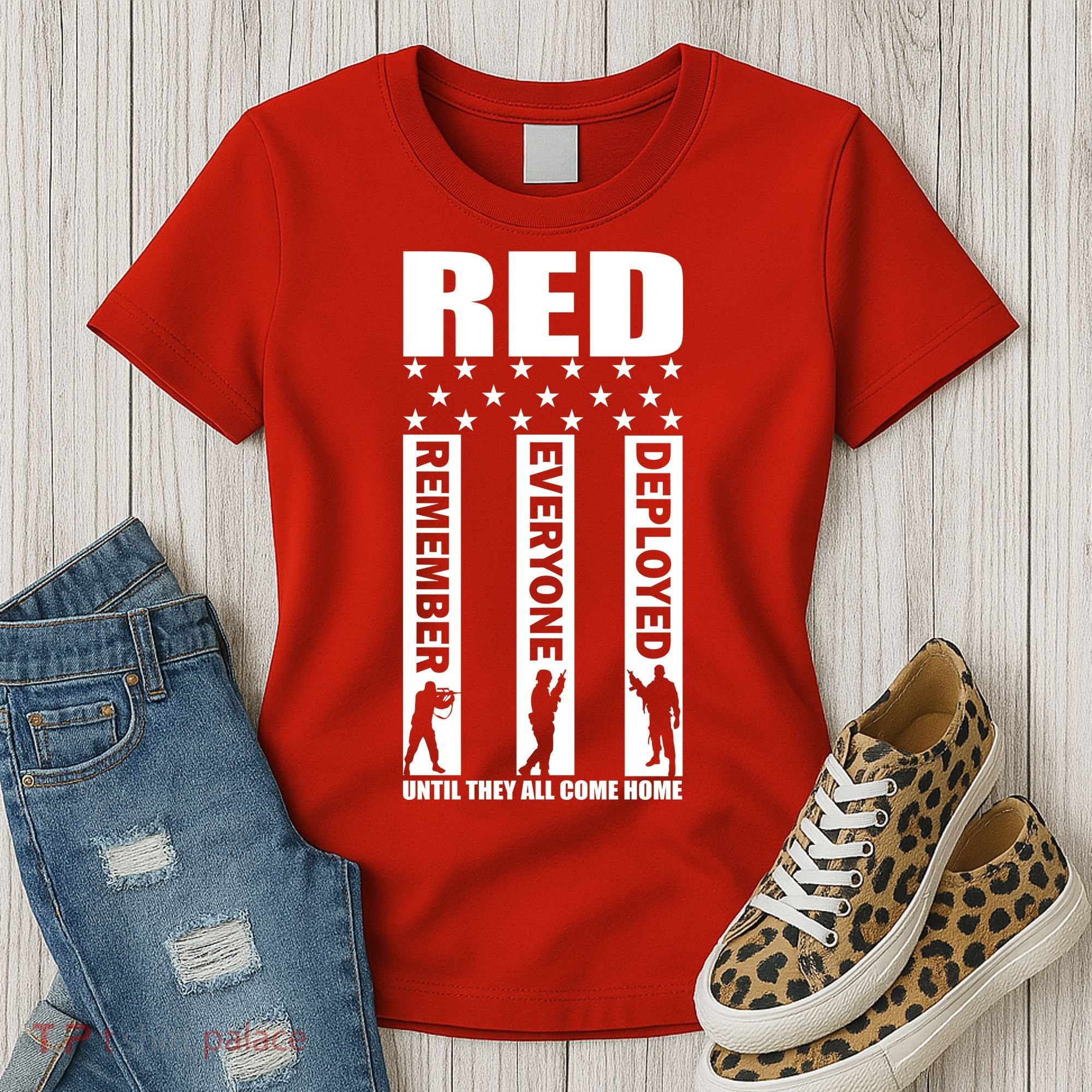 Red Friday Until They All Come Home Women's T-Shirt