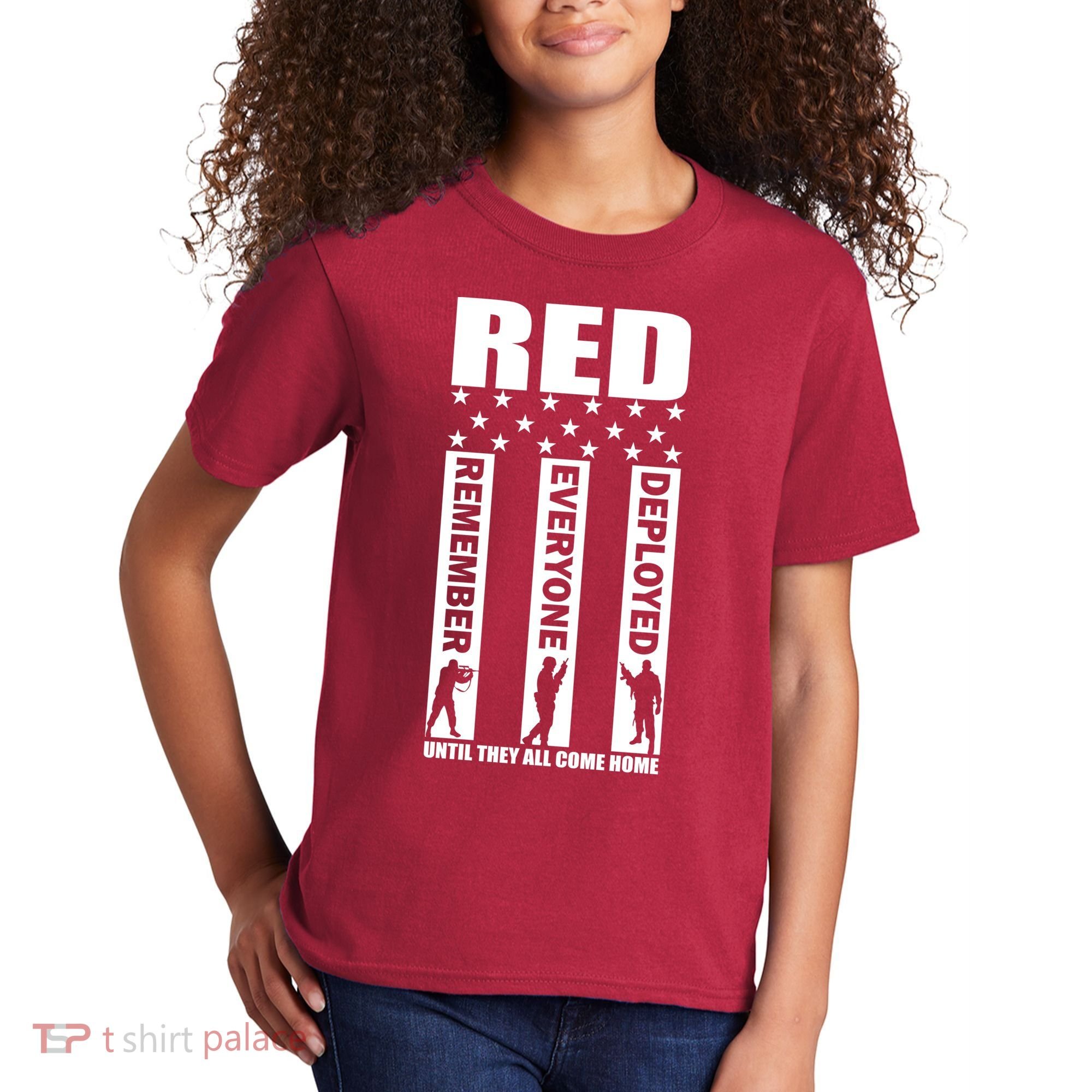 Red Friday Until They All Come Home Kids T-Shirt