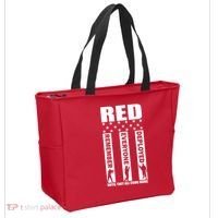 Red Friday Until They All Come Home Tote Bag thumb 2