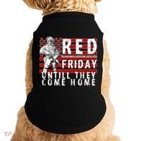 Red Friday Until They All Come Home Support Our Veterans Doggie Tank thumb 0