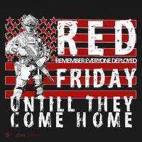Red Friday Until They All Come Home Support Our Veterans Mousepad thumb 1