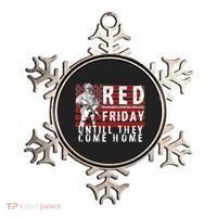 Red Friday Until They All Come Home Support Our Veterans Ornament thumb 0