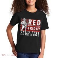Red Friday Until They All Come Home Support Our Veterans Kids T-Shirt thumb 2