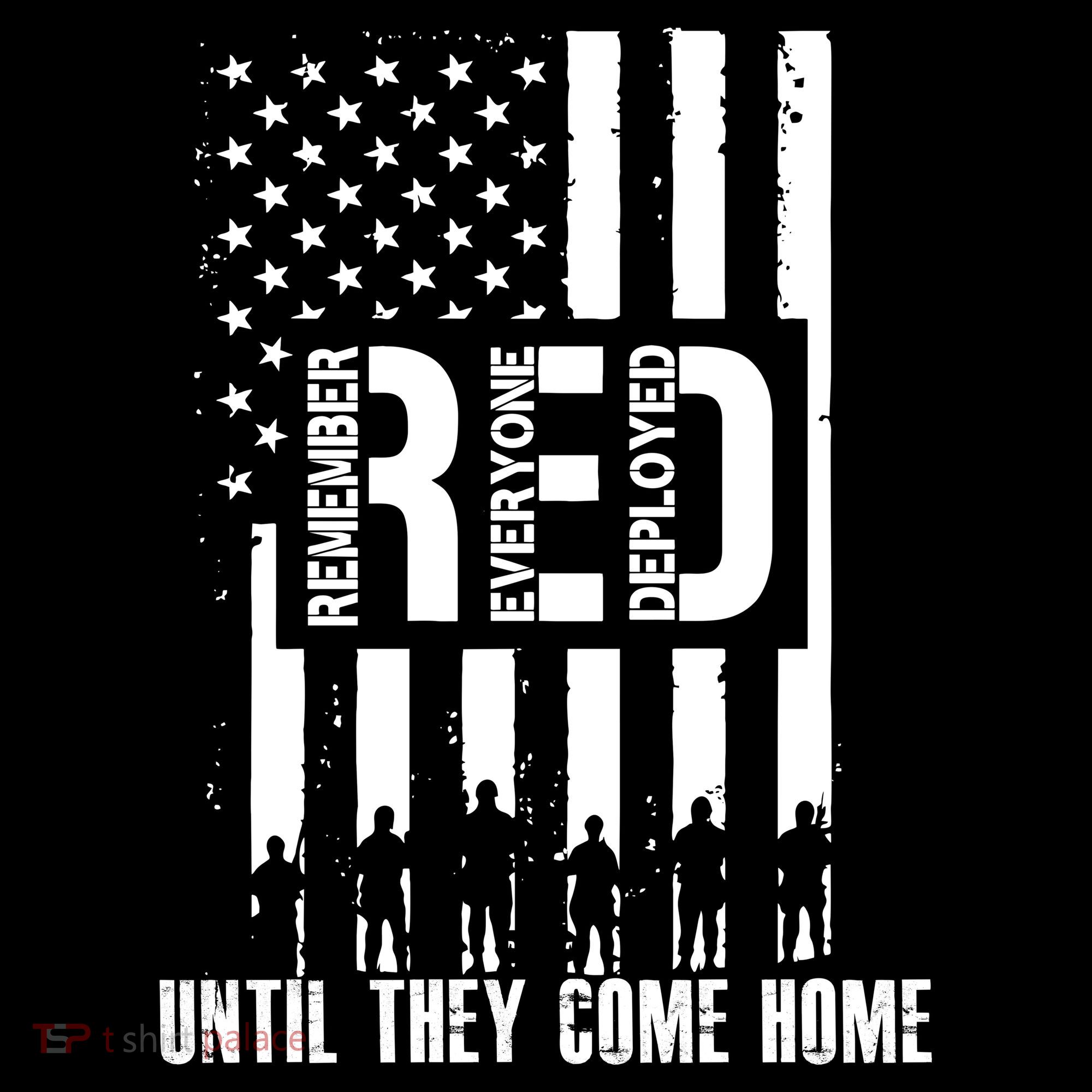 Red Friday Until They Come Home Bucket Hat