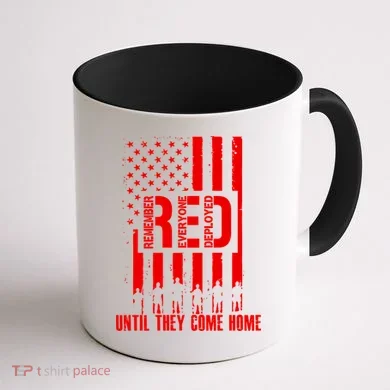 Red Friday Until They Come Home Coffee Mug back