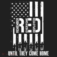 Red Friday Until They Come Home Beanie thumb 2