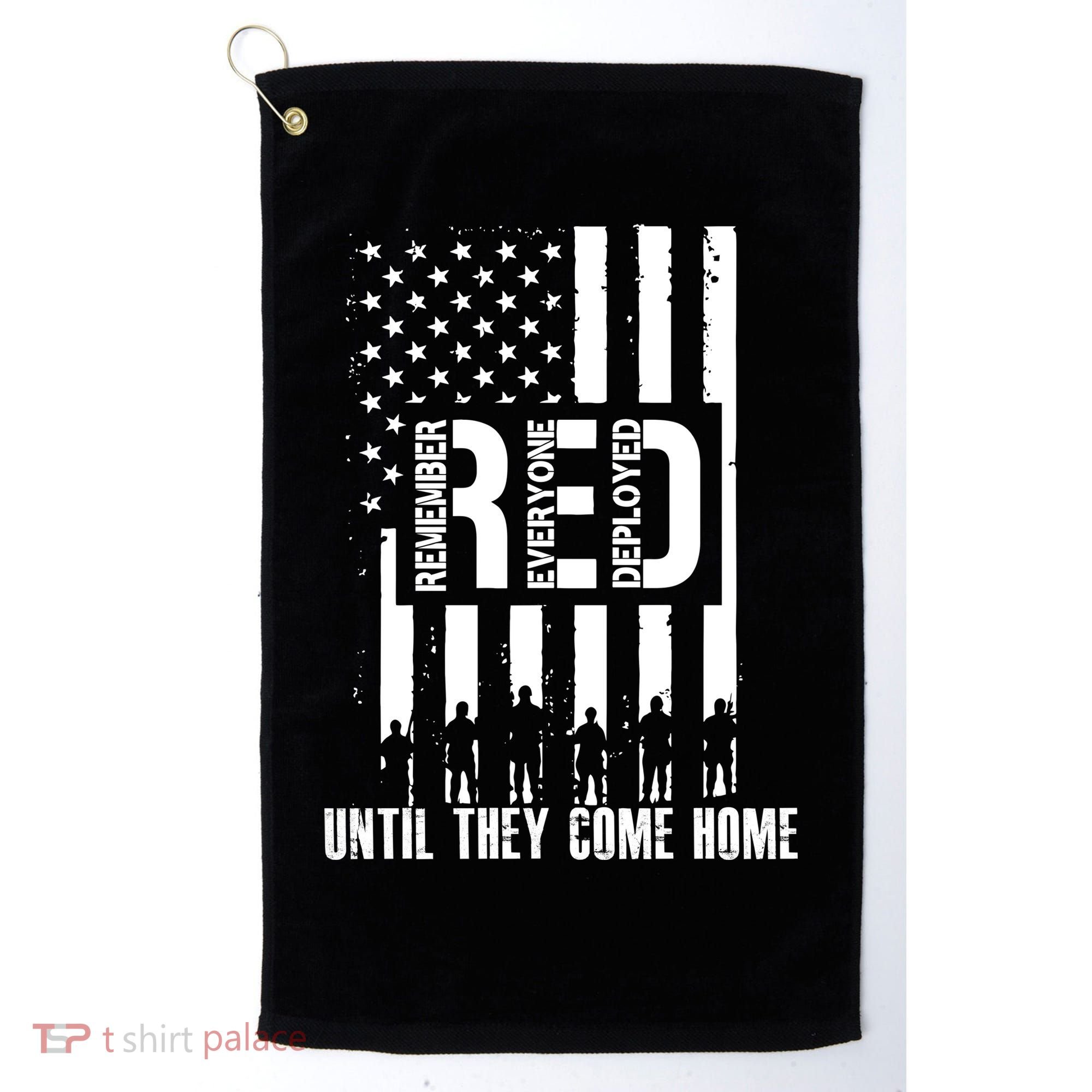 Red Friday Until They Come Home Golf Towel