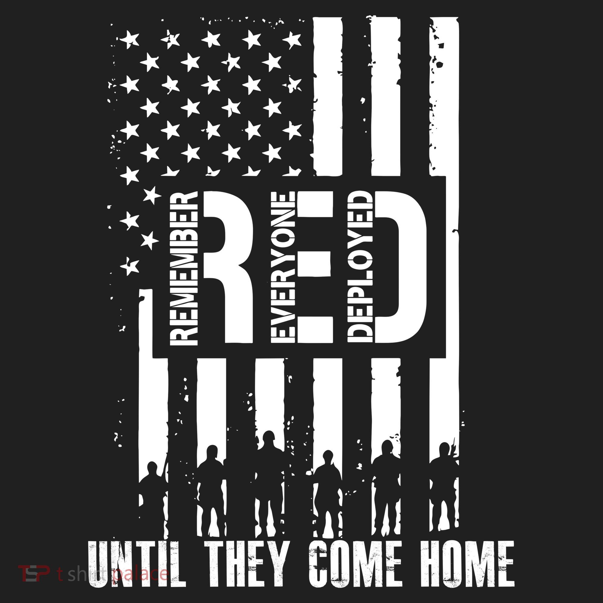Red Friday Until They Come Home Golf Towel