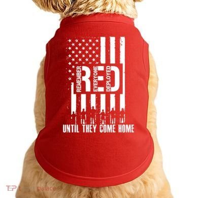 Red Friday Until They Come Home Doggie Tank