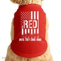 Red Friday Until They Come Home Doggie Tank thumb 0