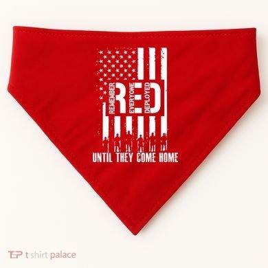 Red Friday Until They Come Home USA-Made Doggie Bandana