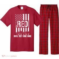 Red Friday Until They Come Home Pajama Set thumb 0
