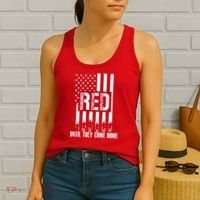 Red Friday Until They Come Home Women's Tank Top thumb 2