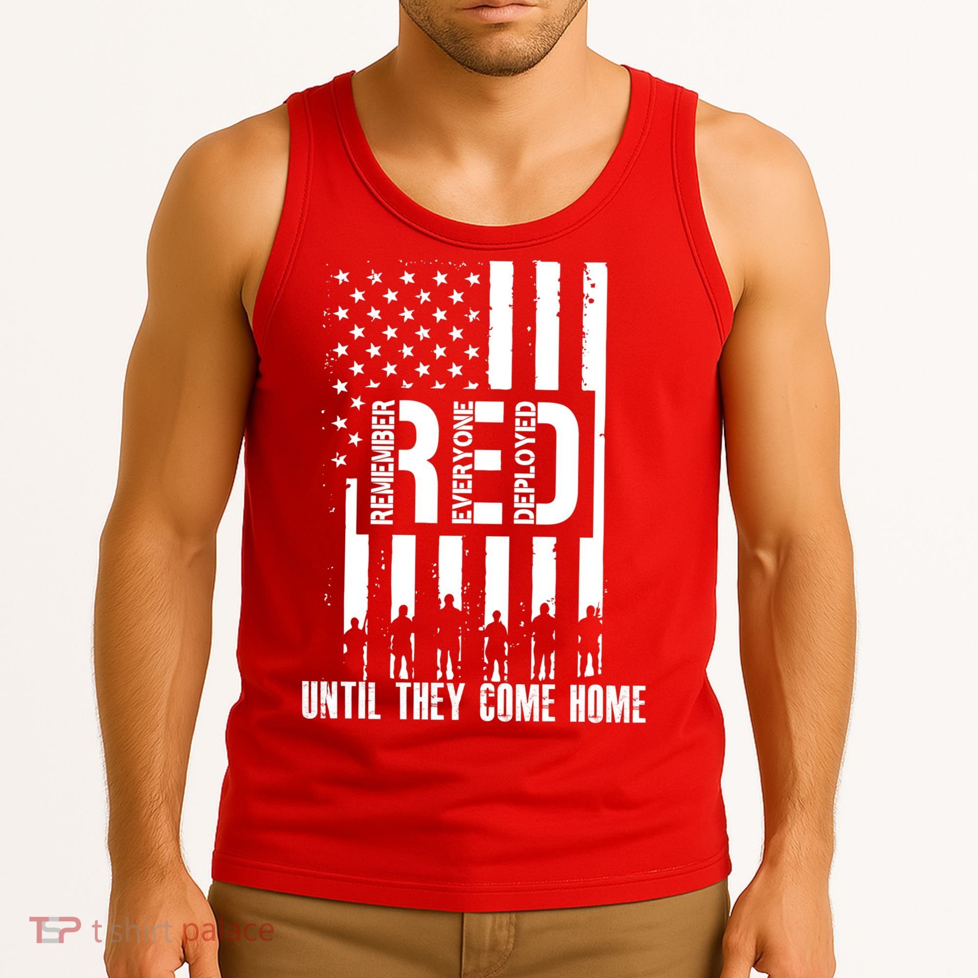 Red Friday Until They Come Home Tank Top