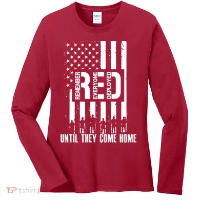Red Friday Until They Come Home Women's Long Sleeve Shirt