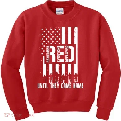 Red Friday Until They Come Home Kids Sweatshirt