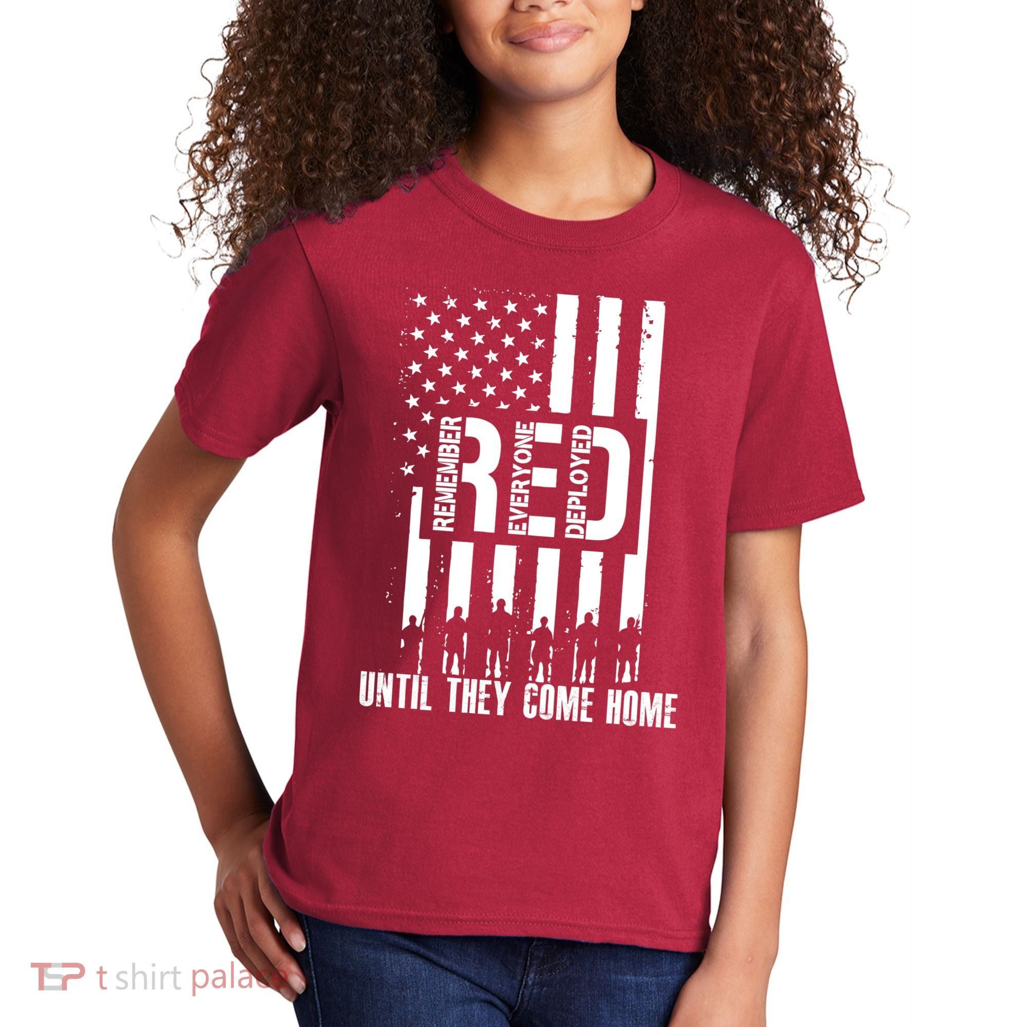 Red Friday Until They Come Home Kids T-Shirt