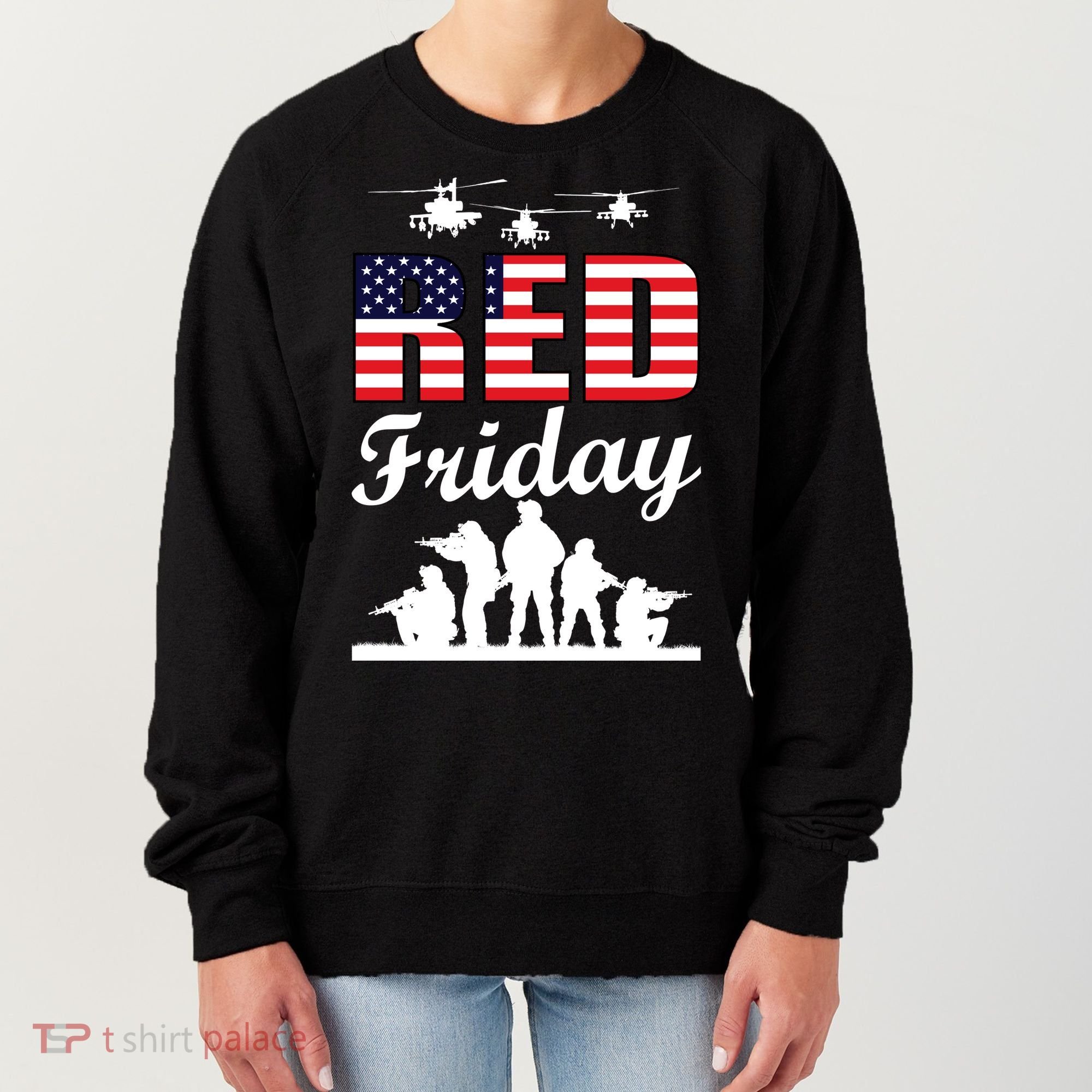 Red Friday Veterans Tribute Women's Sweatshirt