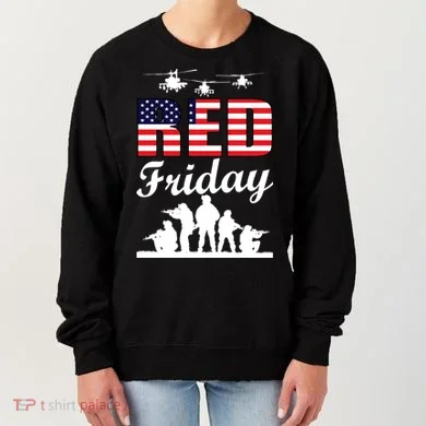 Red Friday Veterans Tribute Women's Sweatshirt