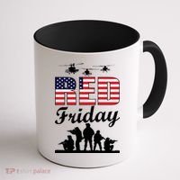 Red Friday Veterans Tribute Coffee Mug thumb 1