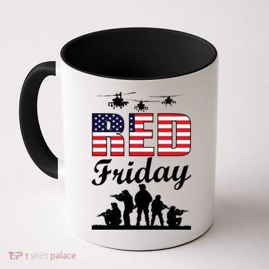 Red Friday Veterans Tribute Coffee Mug