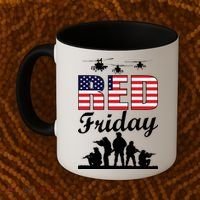 Red Friday Veterans Tribute Coffee Mug thumb 2