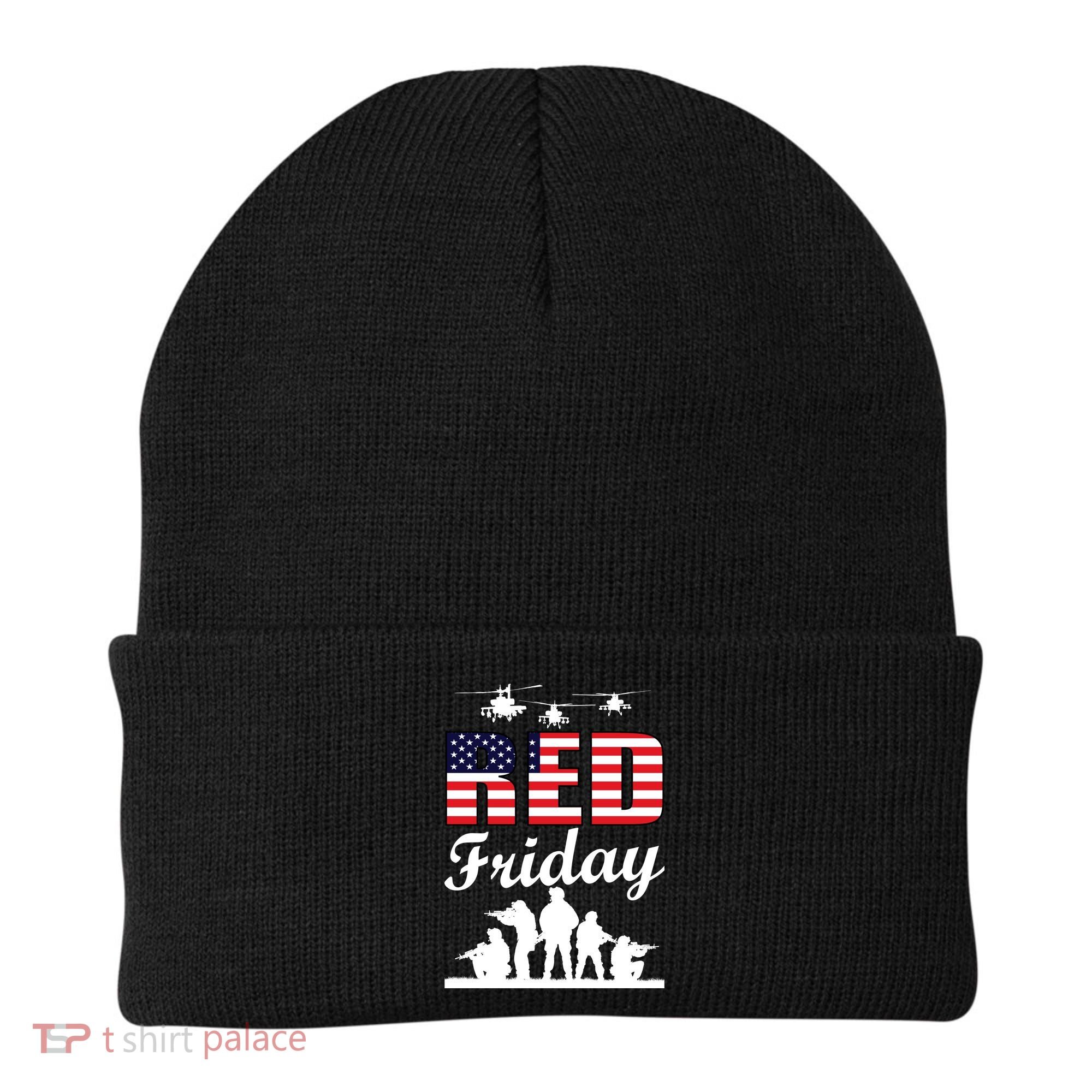 Red Friday Veterans Tribute Beanie